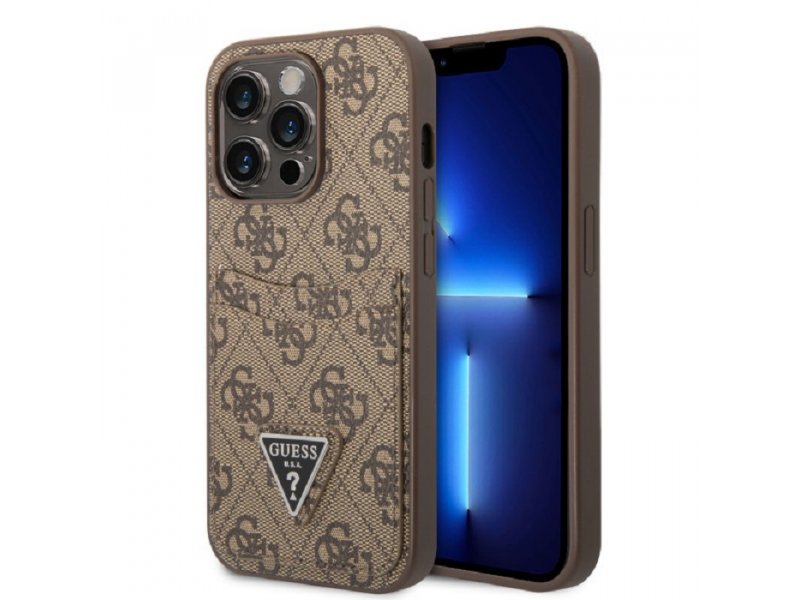 Guess Maska Za Iphone Pro G Double Card Triangle Brown Cena