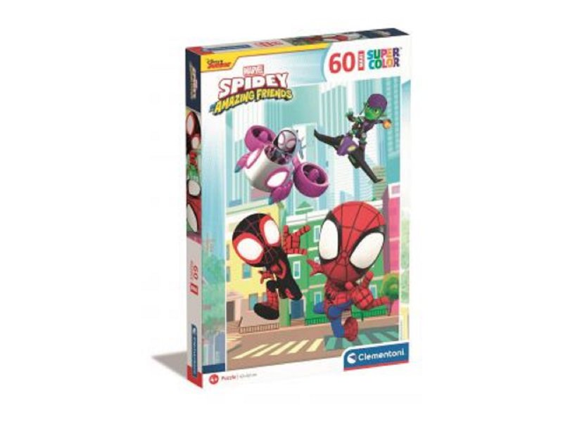 CLEMENTONI Puzzle 60 Maxi Spiderman I Drugari CL26476 Cena