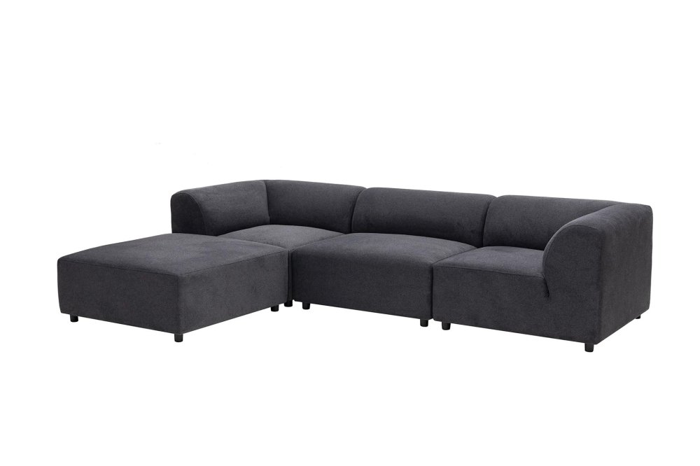 Atelier Del Sofa Ugaona Garnitura Alpha Left Anthracite Cena