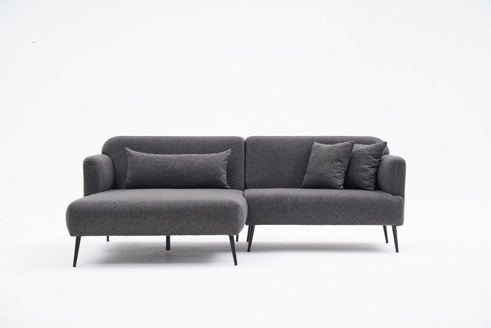 ATELIER DEL SOFA Ugaona Garnitura Revos Left Anthracite Cena