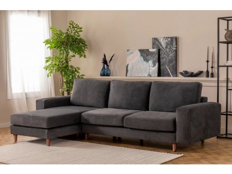 Atelier Del Sofa Ugaona Garnitura Berlin Left Anthracite Cena