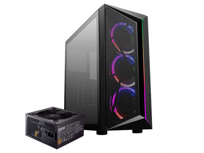 COOLER MASTER CMP510 ARGB Edition Kućište (CP510-KGNN65-S00) + CM MWE ...