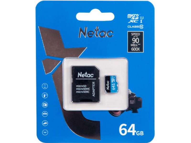 Netac Micro Sdxc Gb P Standard Sd Adapter Nt P Stn G R