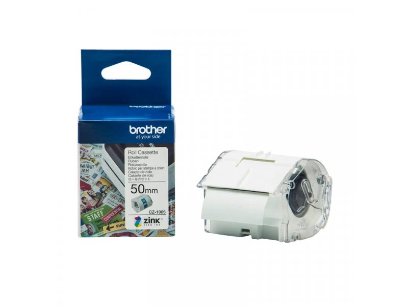 BROTHER CZ-1005 Full Colour Continuous Label Roll, 50mm Wide Cena ...