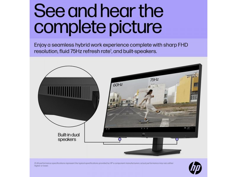 Monitor HP 21.5 FHD P22h G5 HDMI VGA DP 64W30AA