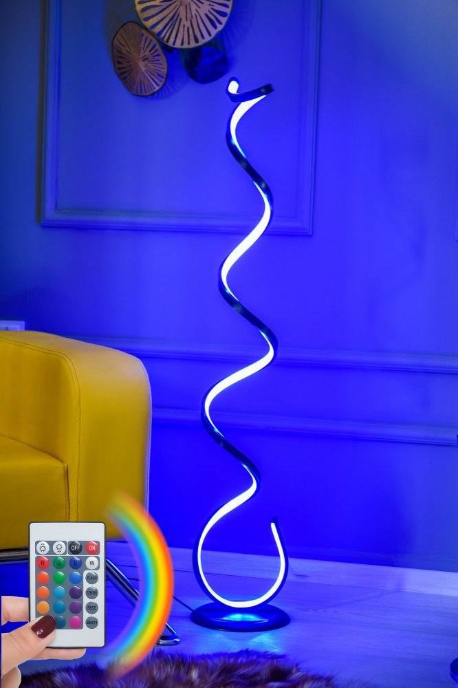 OPVIQ Podna lampa Cobra Black Multicolor cena karakteristike komentari ...