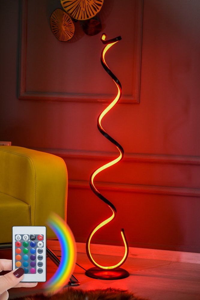 OPVIQ Podna lampa Cobra Black Multicolor cena karakteristike komentari ...