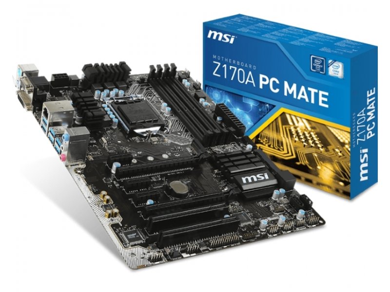 Msi z170a pc mate обзор