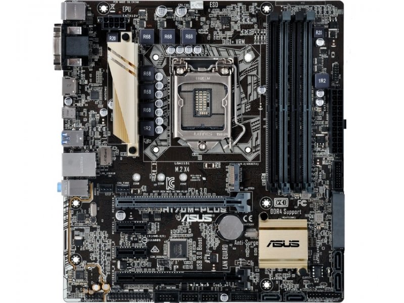 Asus h170m plus обзор