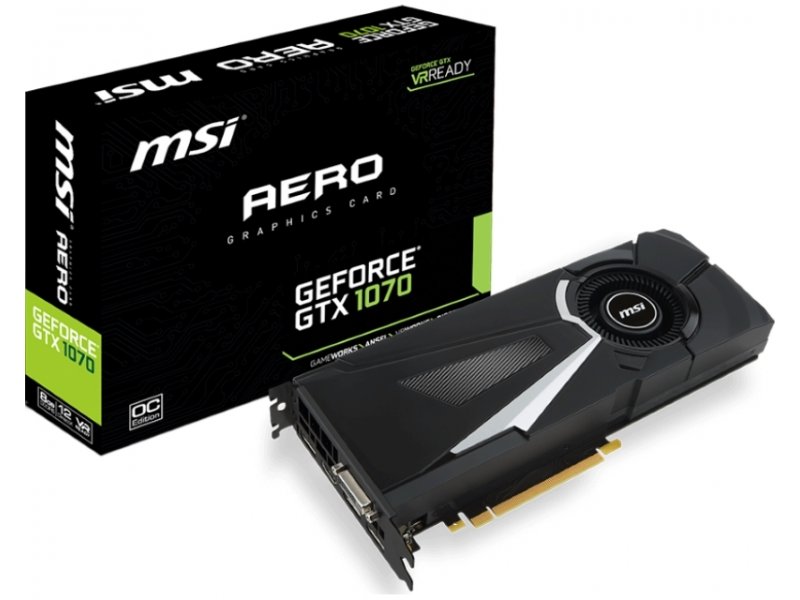 Msi gtx 1070 aero 8gb обзор