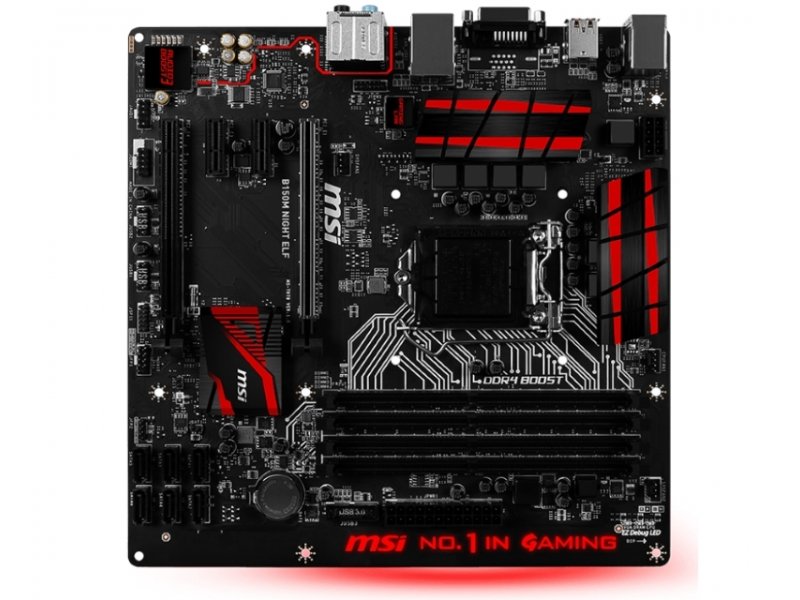 Msi b150m night elf какие процессоры поддерживает