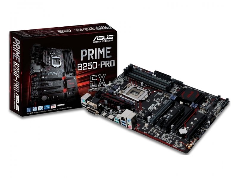 Asus prime b250 pro какие процессоры поддерживает