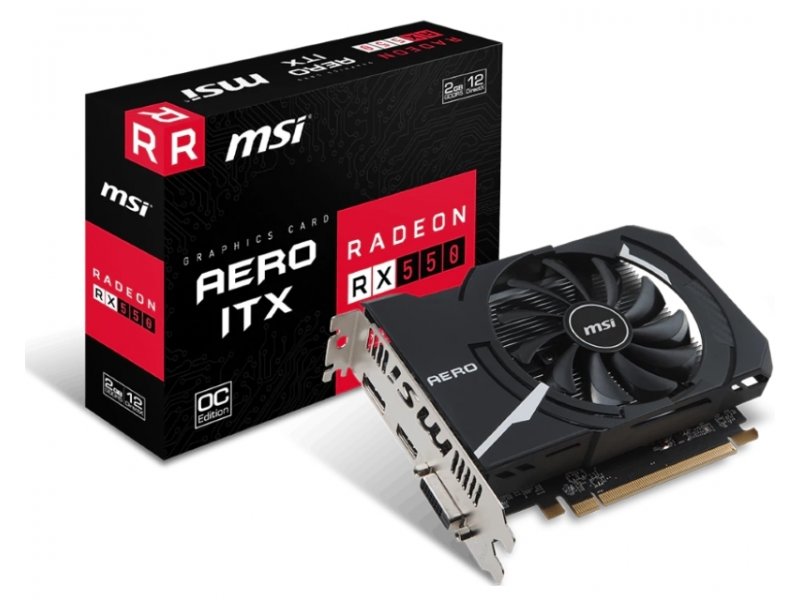 Msi amd radeon rx 550 aero itx oc обзор