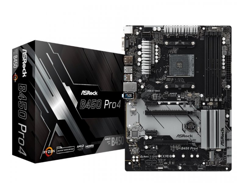 Asrock b450 pro4 установка оперативной памяти