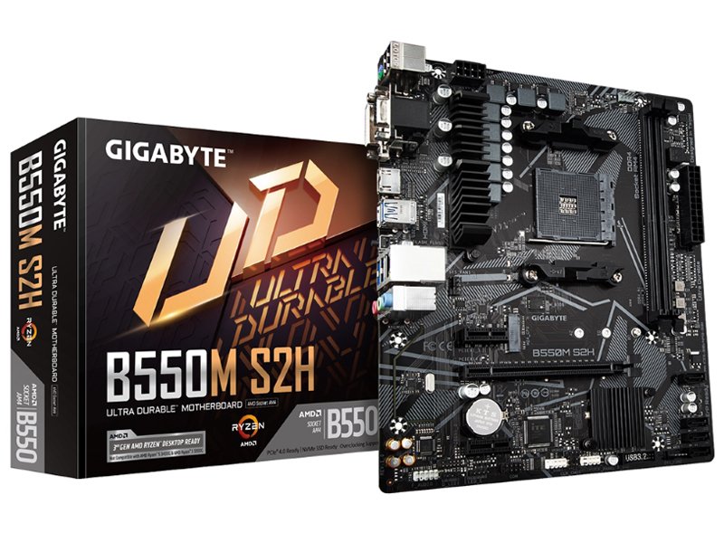 Материнская плата gigabyte b550m s2h какие процессоры поддерживает