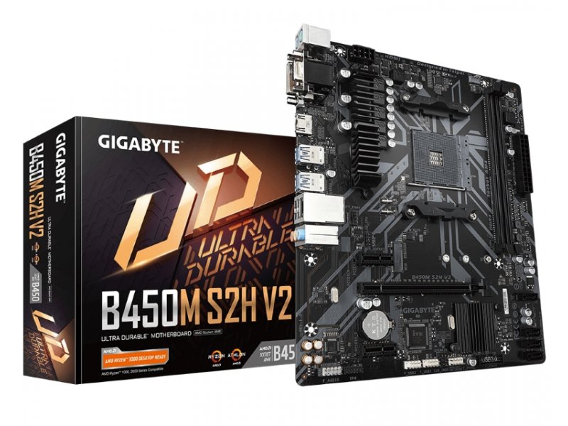 Gigabyte b450m s2h не запускается биос