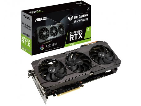 ASUS NVidia GeForce RTX 3070 V2 OC 8GB 256bit TUF RTX3070 O8G V2