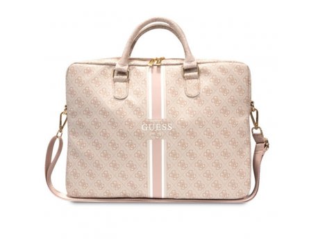 GUESS Torba za laptop 16 4G Stripes pink cena karakteristike komentari BCGroup