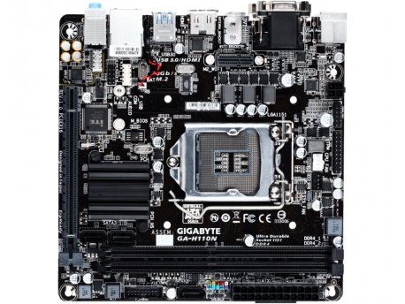 Gigabyte ga h110n подключение